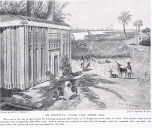 An Egyptian Home 7000 Years Ago